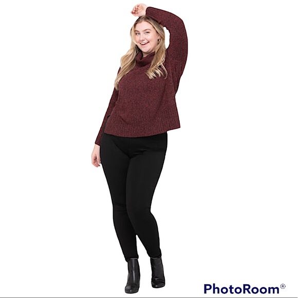 BLACK PONTE BUTTON FRONT SKINNY LEG - Picture 3 of 10